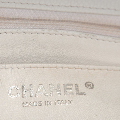 Chanel Caviar Quilted Jumbo Single Flap White 10 of 19
