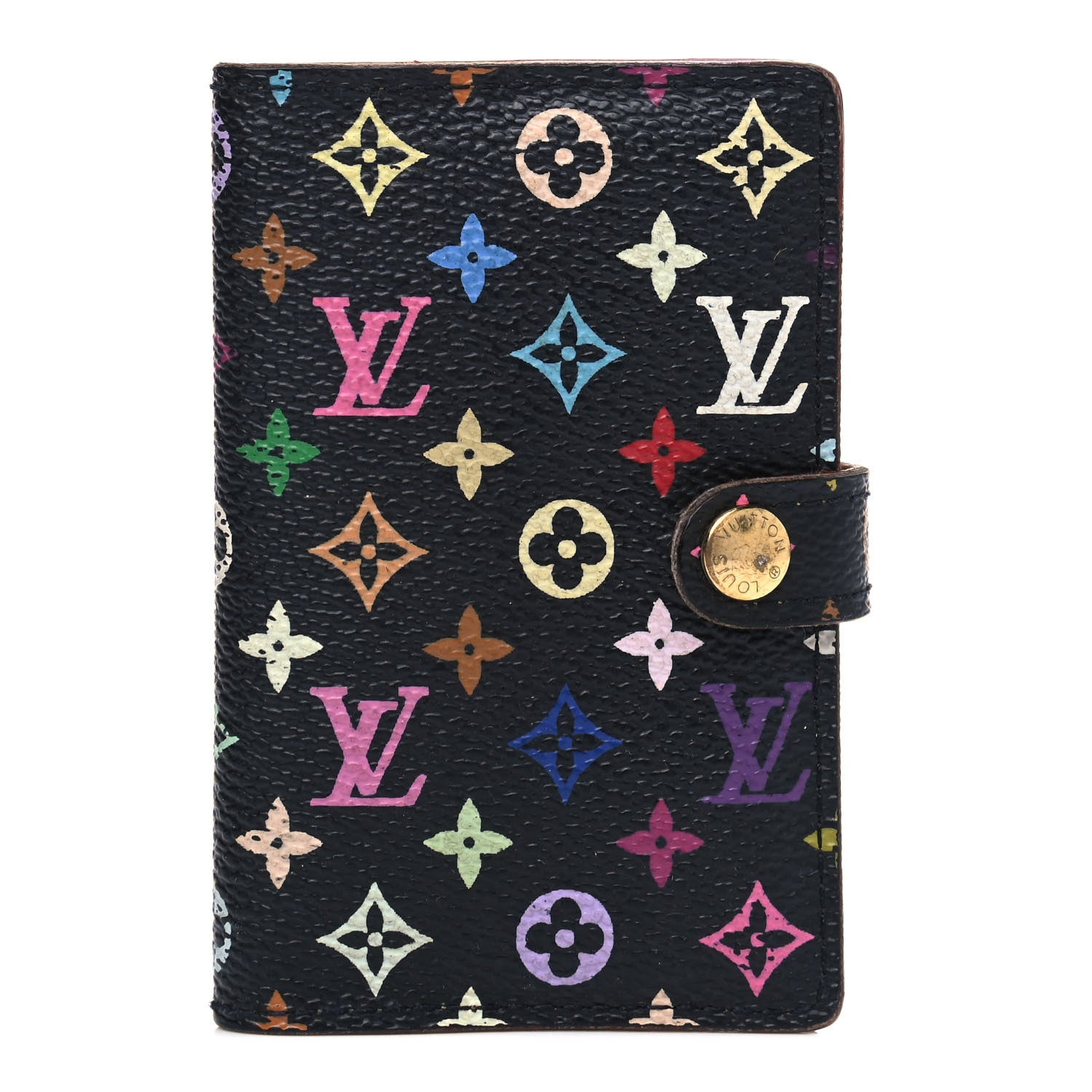 Louis Vuitton Monogram Multicolor Carnet de Bal Mini Agenda Cover Black 1 of 10