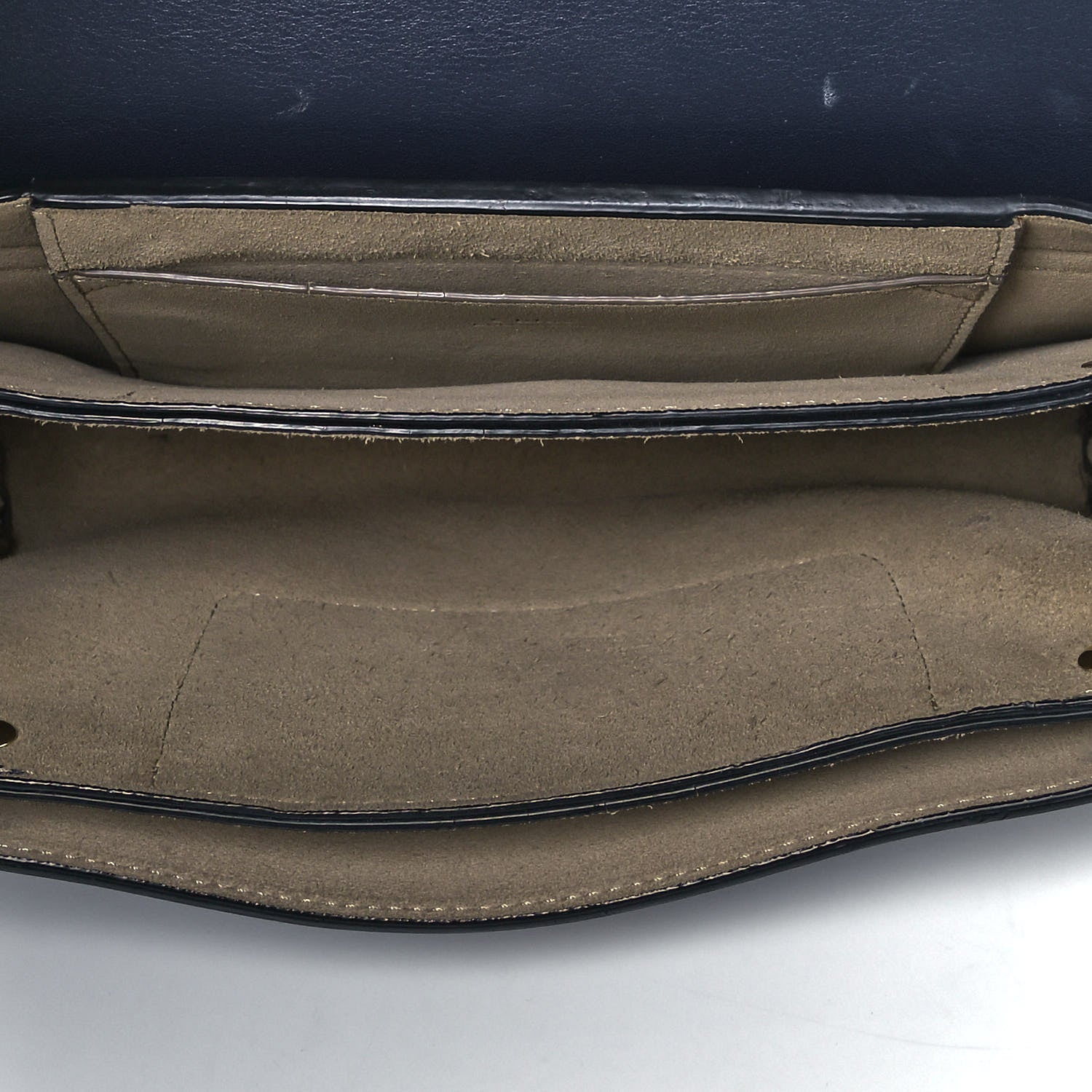 Chloe Suede Calfskin Small Faye Shoulder Bag Denim Blue 5 of 8