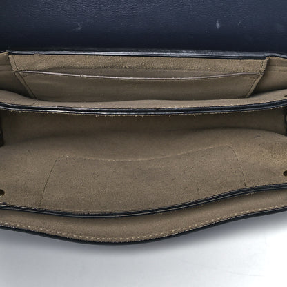 Chloe Suede Calfskin Small Faye Shoulder Bag Denim Blue 5 of 8