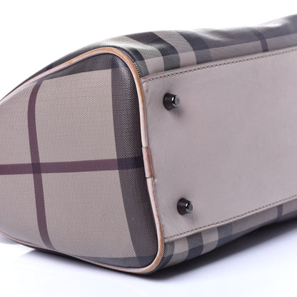 Burberry Smoked Check Small Chester Bowling Bag Purple 9 of 14