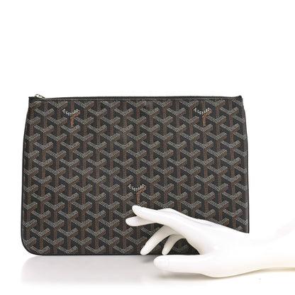 Goyard Goyardine Senat Pochette MM Black 2 of 8