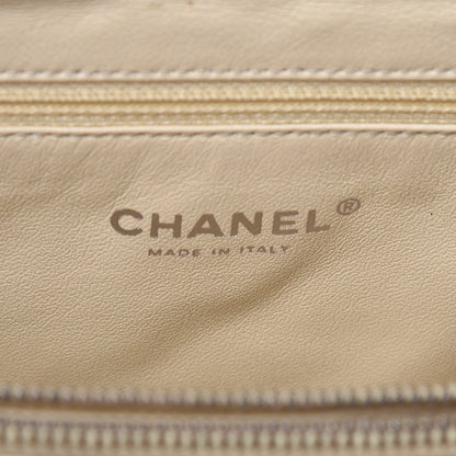 Chanel Glazed Calfskin Boy Satchel Flap Light Grey 9 of 18
