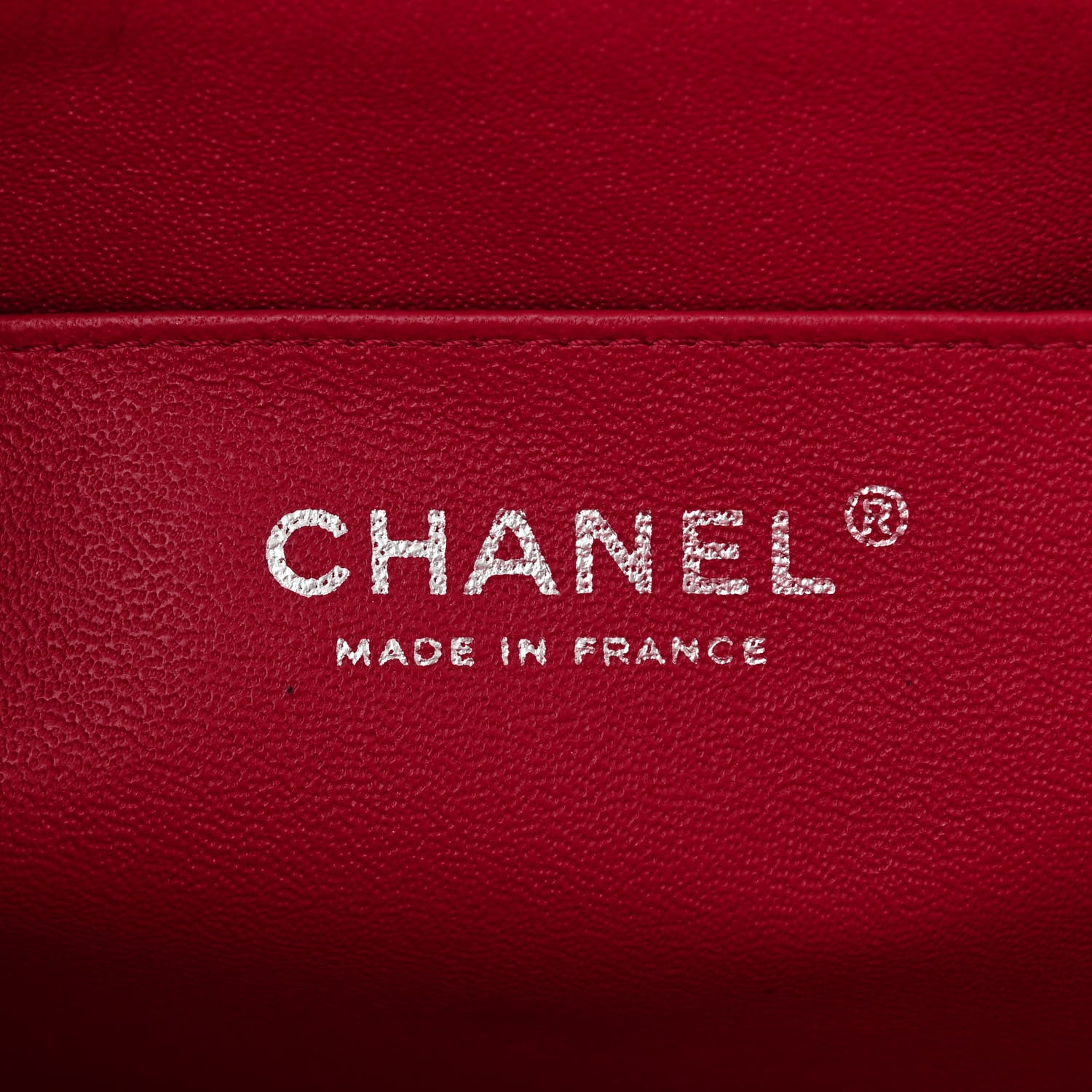 Chanel Lambskin Quilted Jumbo Single Flap Red 6 of 12