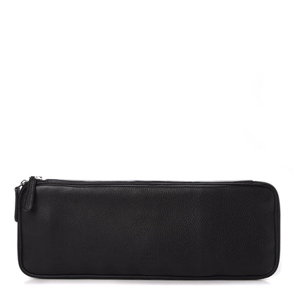 Gucci Pebbled Calfskin Tie Holder Black 1 of 8