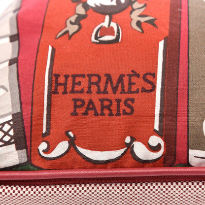 Hermes Cotton Bibliotheque Pillow 3 of 4