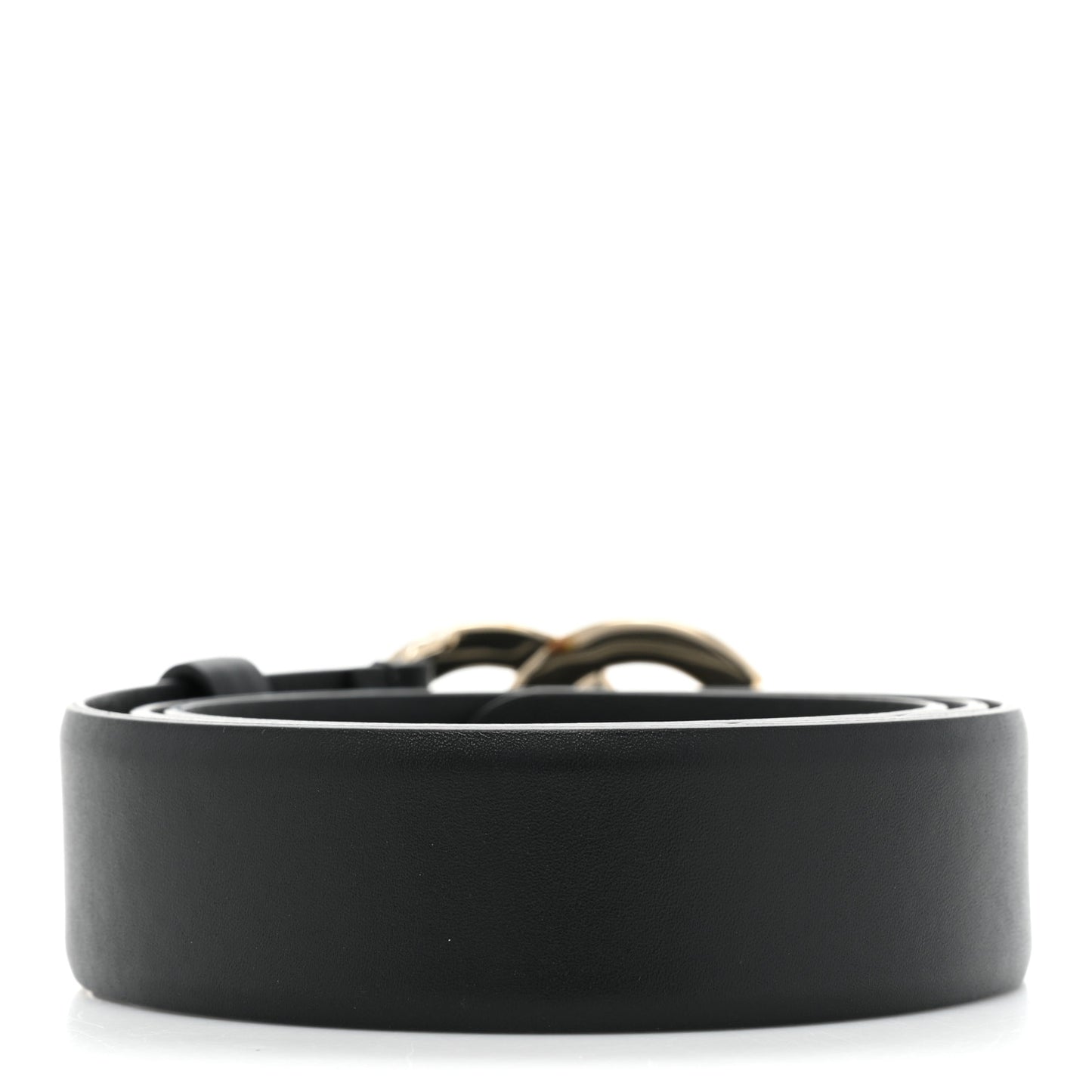 Calfskin Crystal Metal Quilted CC Belt 75 30 Black