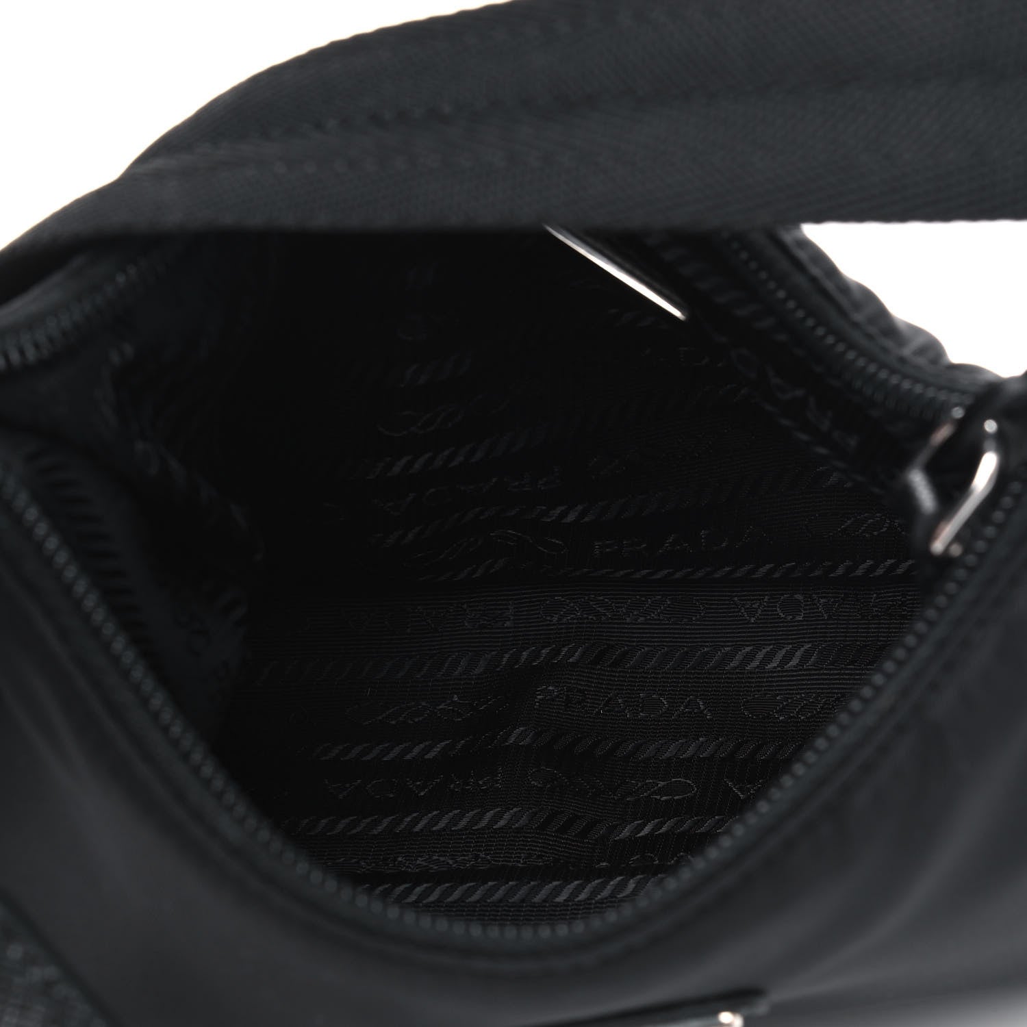 Prada Tessuto Nylon Mini Re-Edition 2000 Bag Black 4 of 4