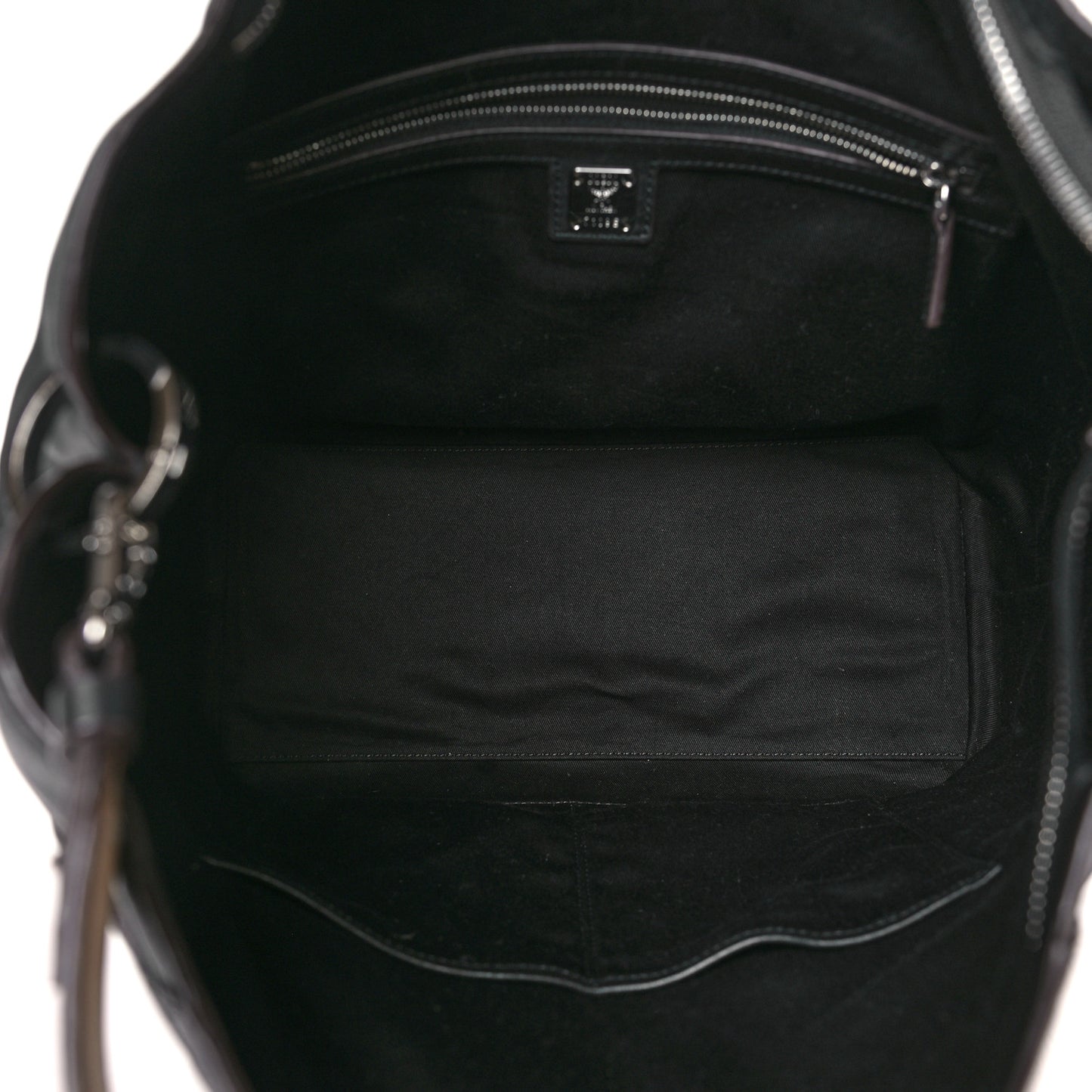 Calfskin Ottomar Large Klara Hobo Black
