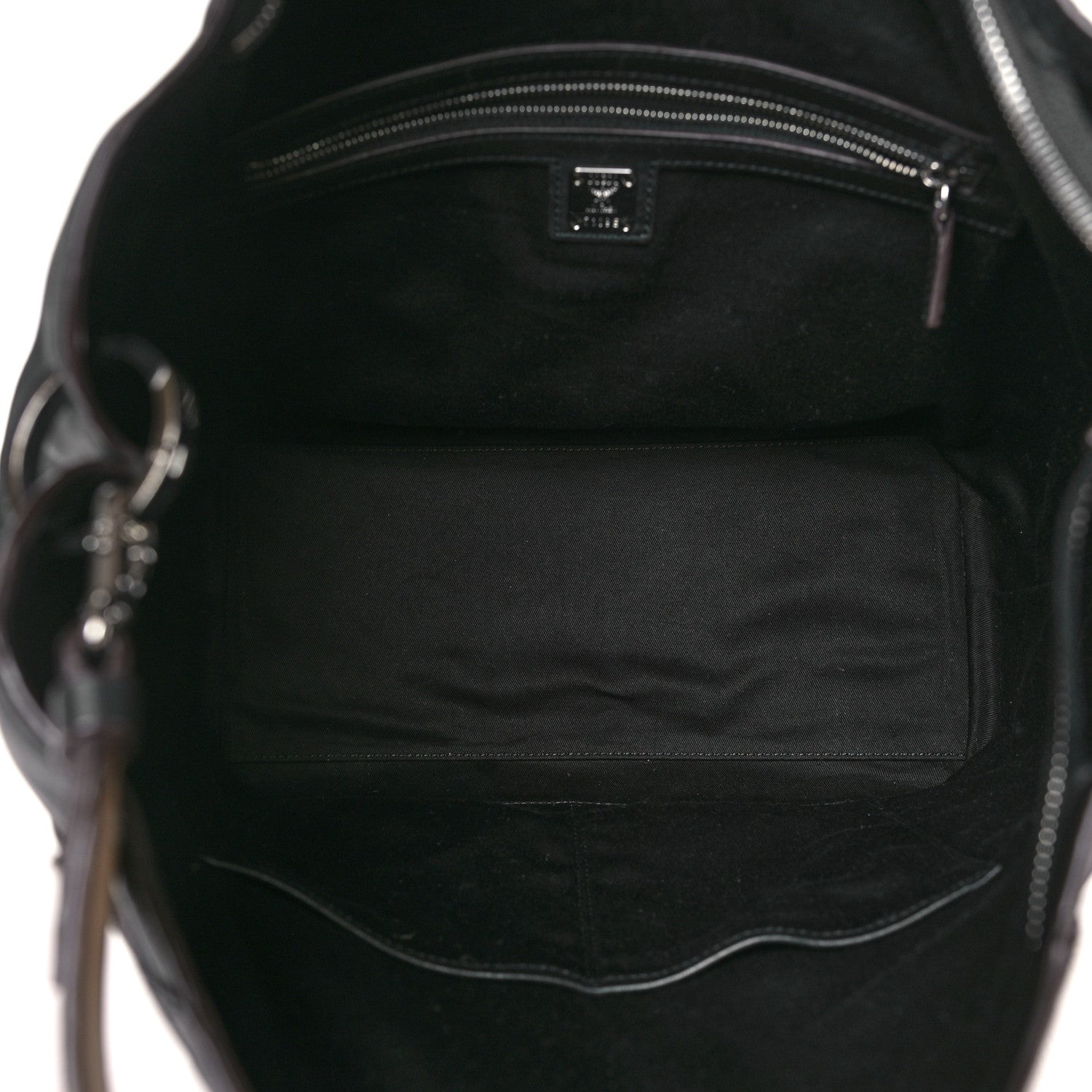 MCM Calfskin Ottomar Large Klara Hobo Black 5 of 8