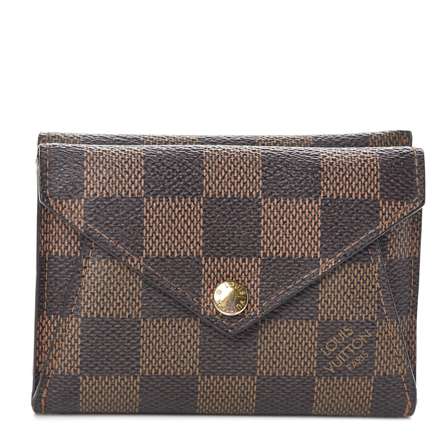 Louis Vuitton Damier Ebene Compact Origami Wallet 1 of 7