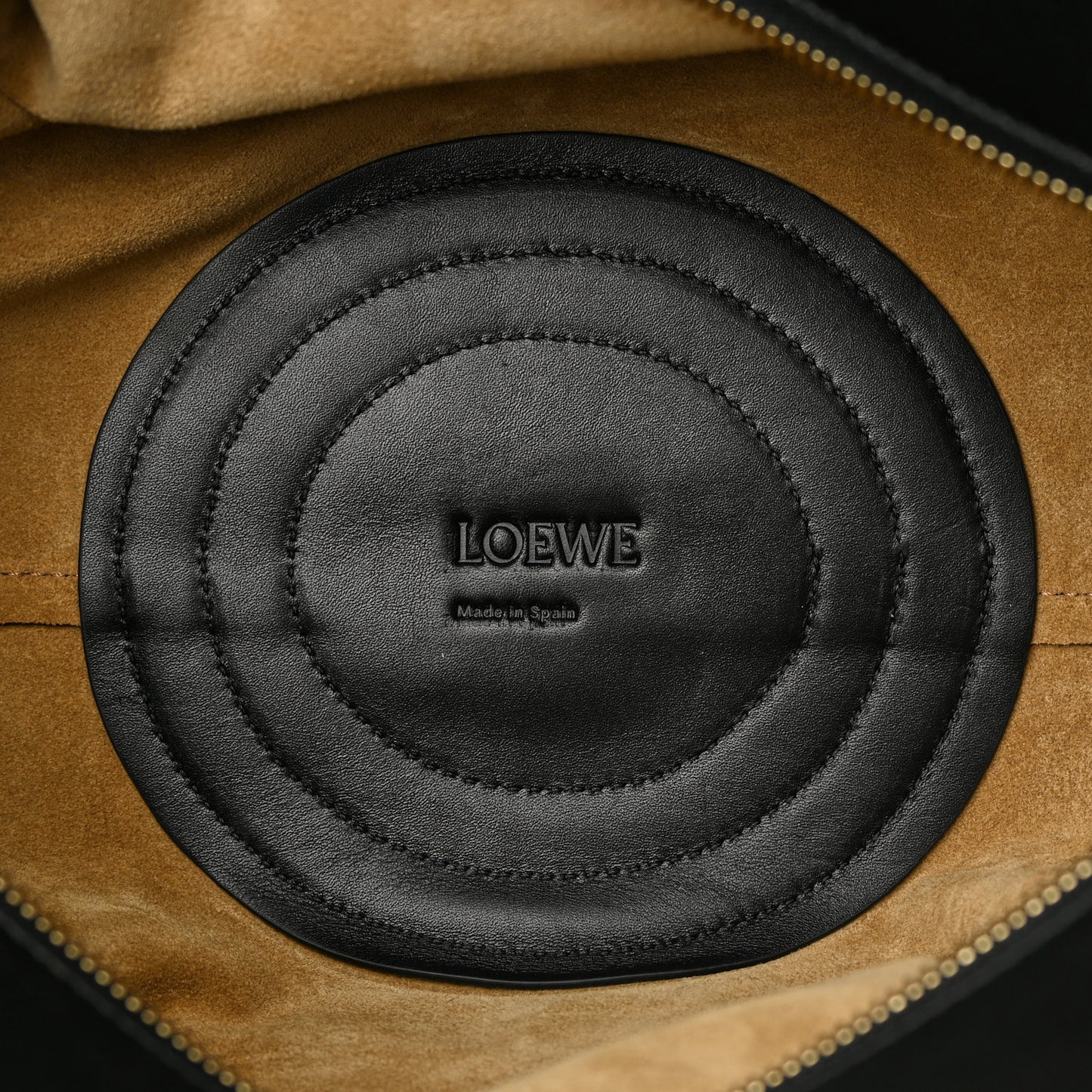 Shiny Nappa Calfskin Paseo Bag Black