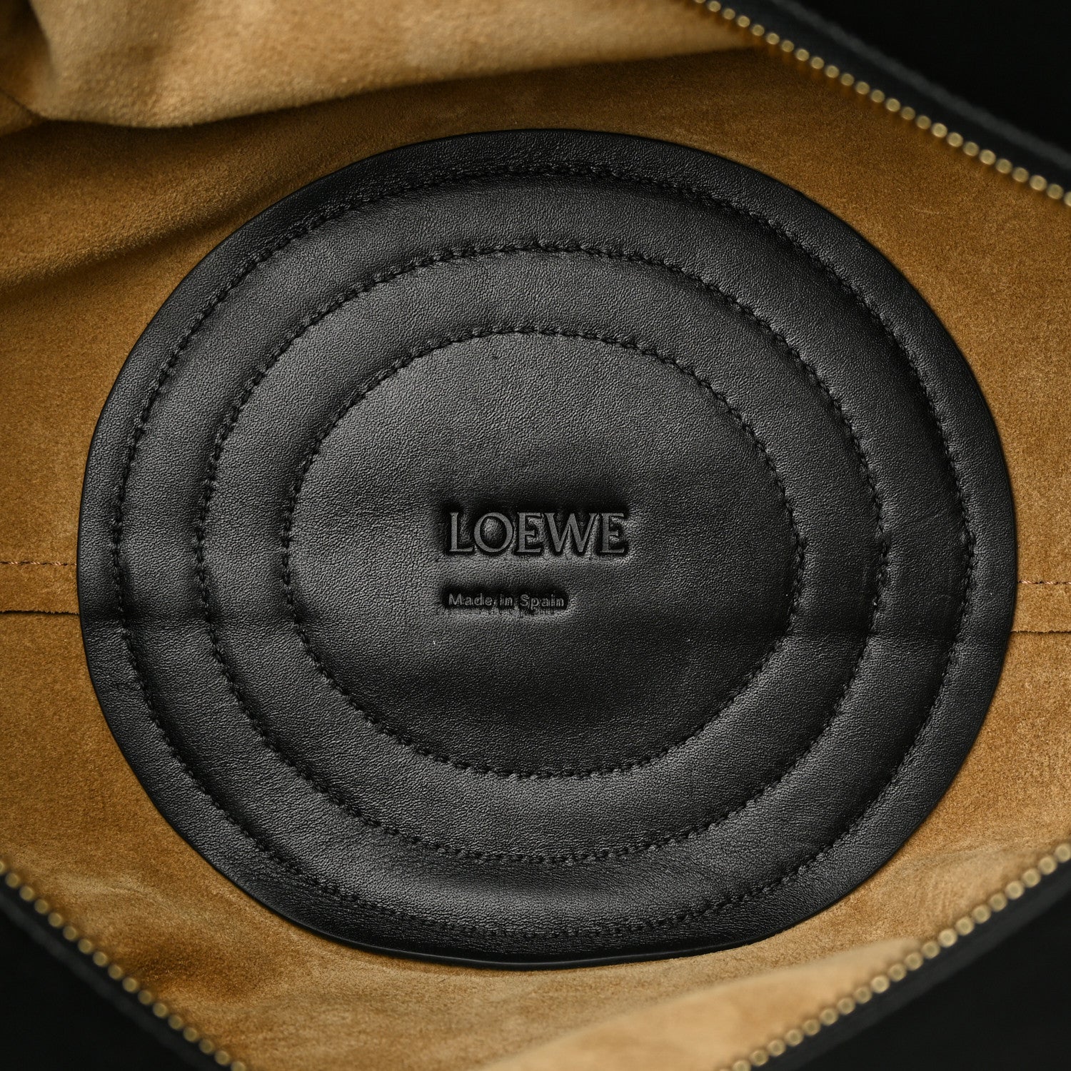 Loewe Shiny Nappa Calfskin Paseo Bag Black 6 of 19