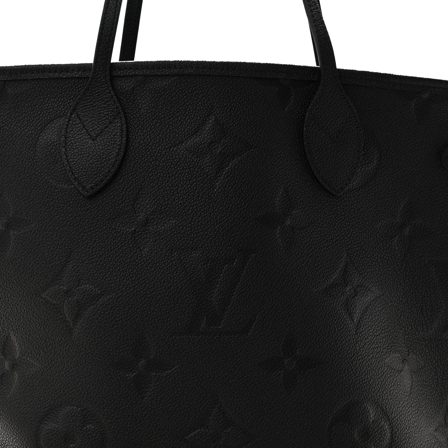 Louis Vuitton Empreinte Monogram Giant Neverfull MM Black 8 of 10