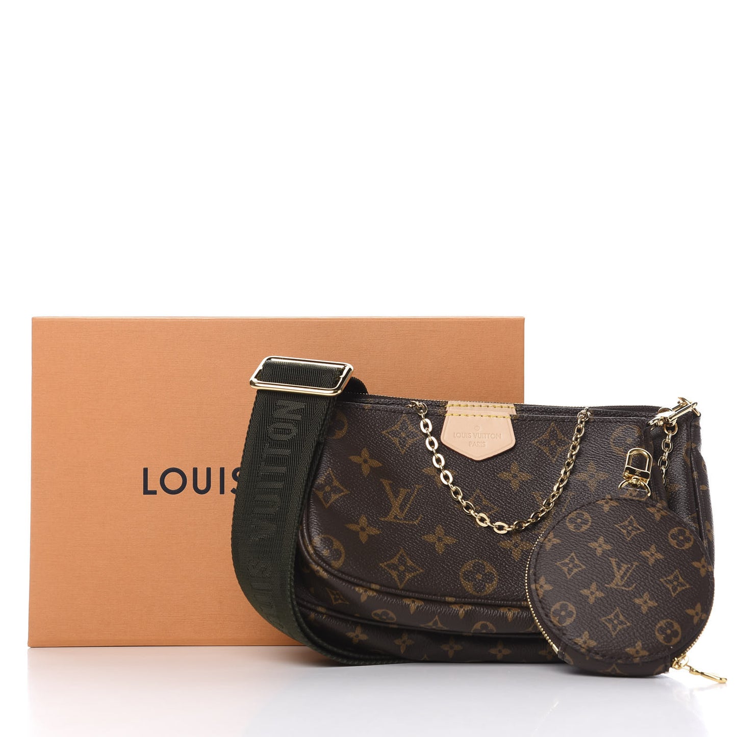Monogram Multi Pochette Accessories Kaki