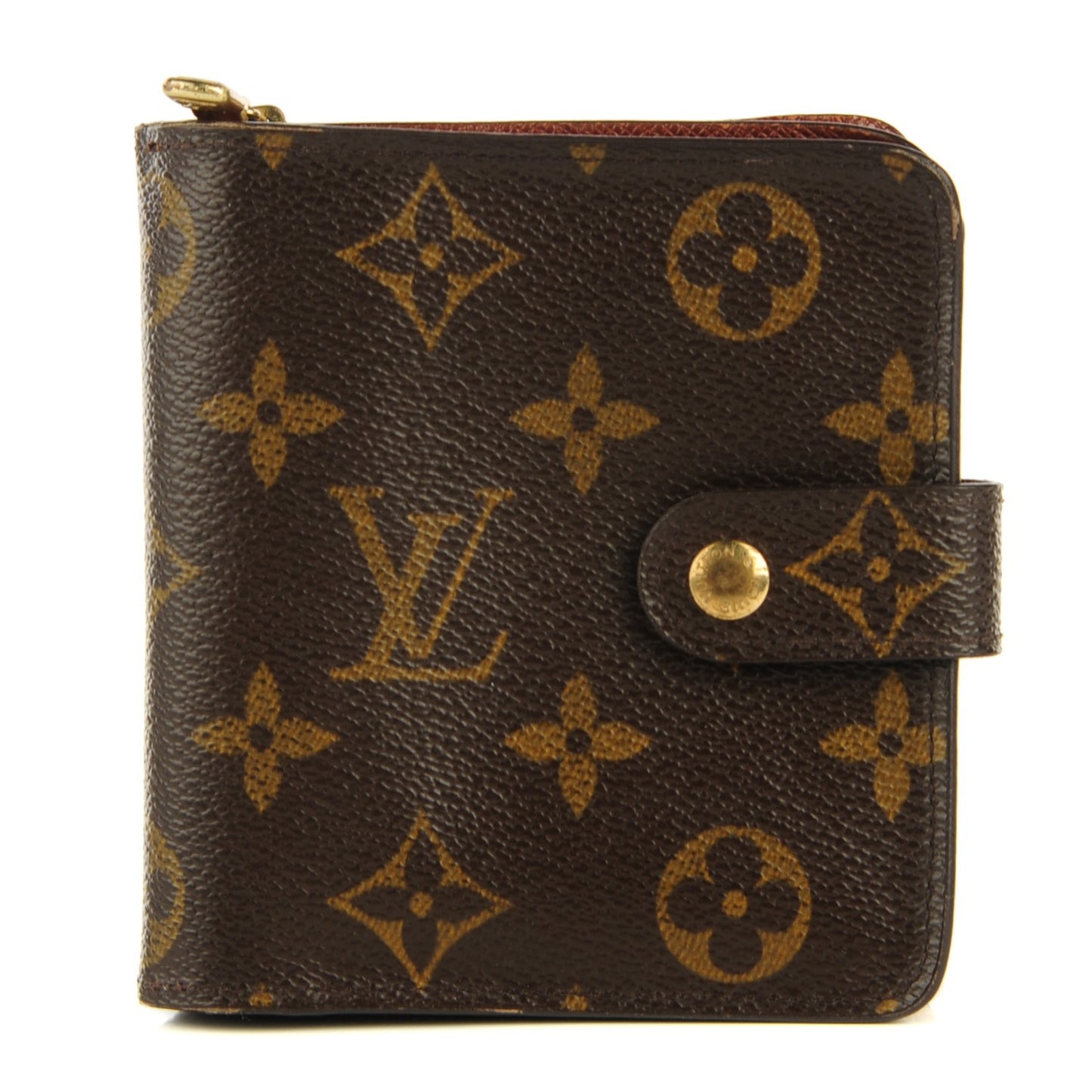 Monogram Compact Zippe Zipped Wallet