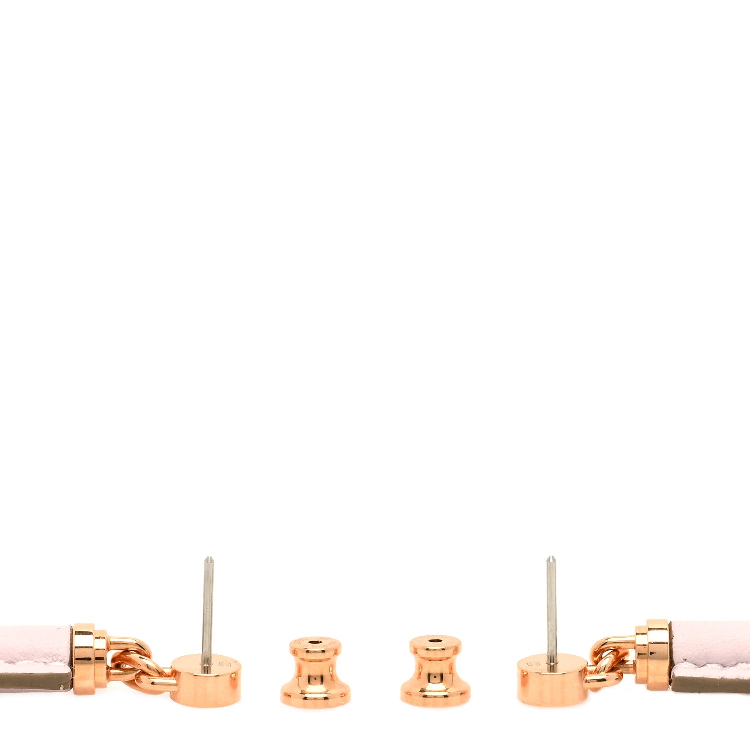 Hermes Swift PM Charniere Earrings Mauve Pale 2 of 3