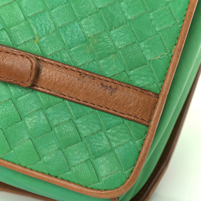 Bottega Veneta Nappa Intrecciato Bi-Color Top Handle Tote Green Brown 11 of 18
