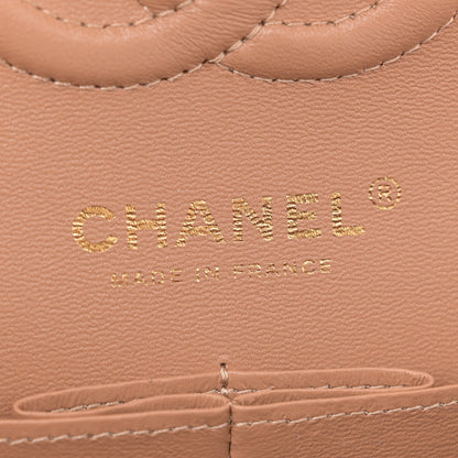Chanel Lambskin Quilted Small Double Flap Brown 6 of 11