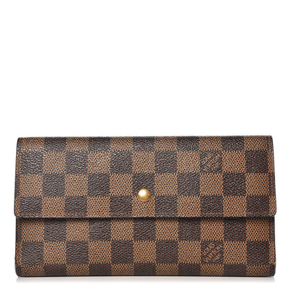 Louis Vuitton Damier Ebene Porte Tresor International Wallet 1 of 8
