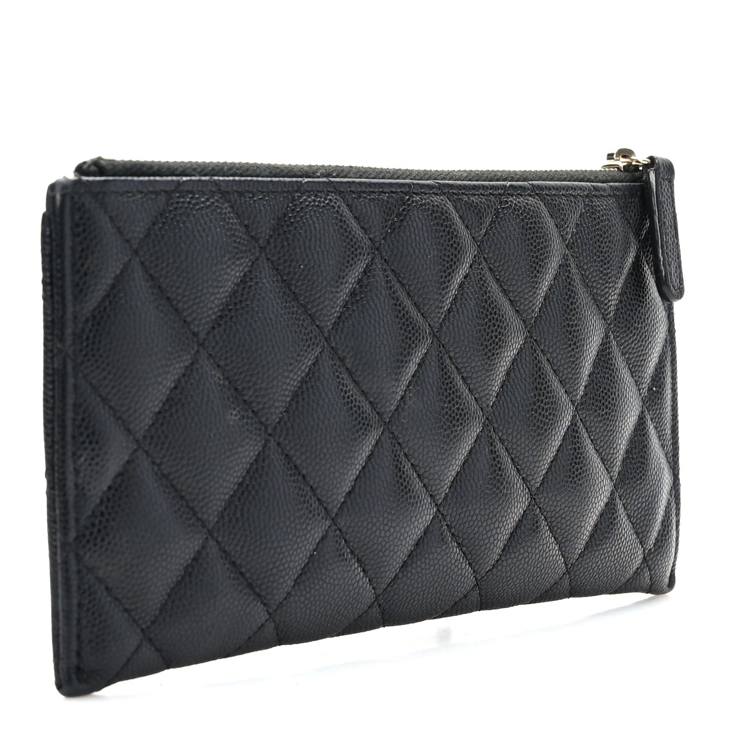Chanel Caviar Quilted Classic Zip Pouch Black 3 of 7