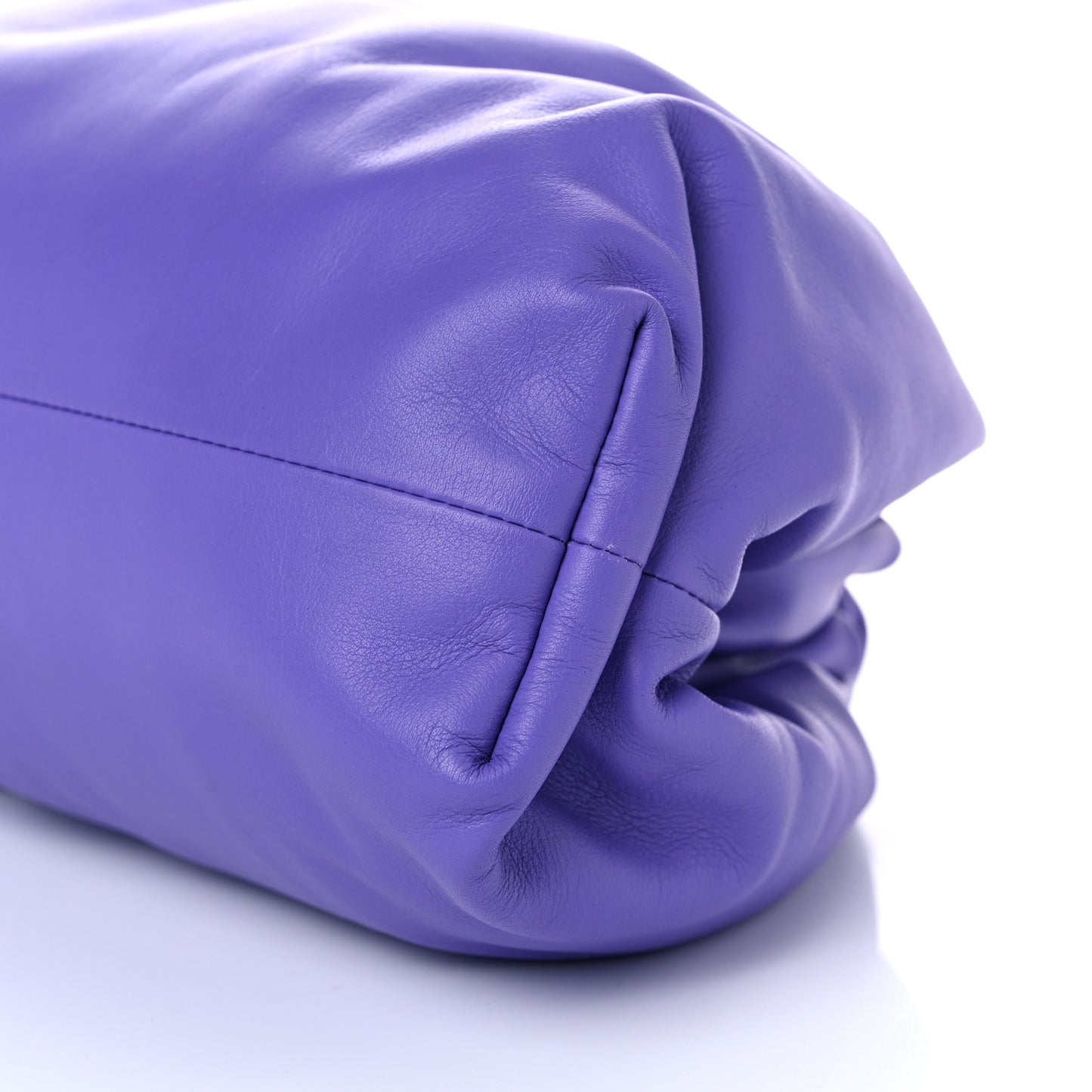 Smooth Butter Calf The Pouch Oversized Clutch Purple