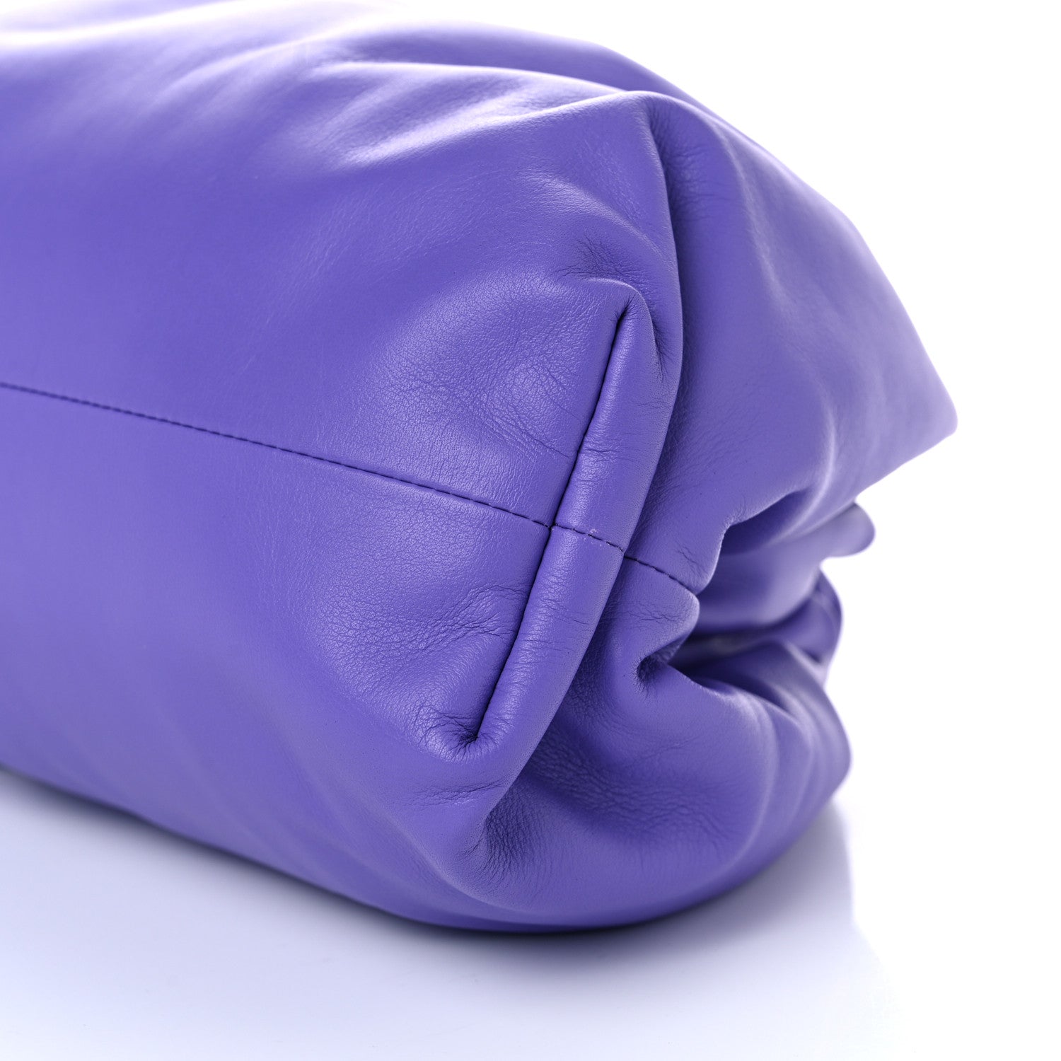 Bottega Veneta Smooth Butter Calf The Pouch Oversized Clutch Purple 9 of 9