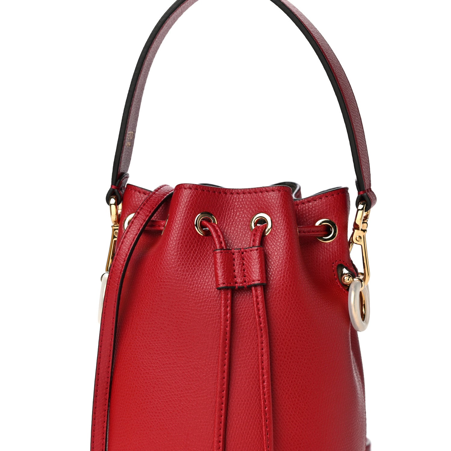 Fendi Vitello Cruise F is Fendi Mini Mon Tresor Bucket Bag Fragola 7 of 15