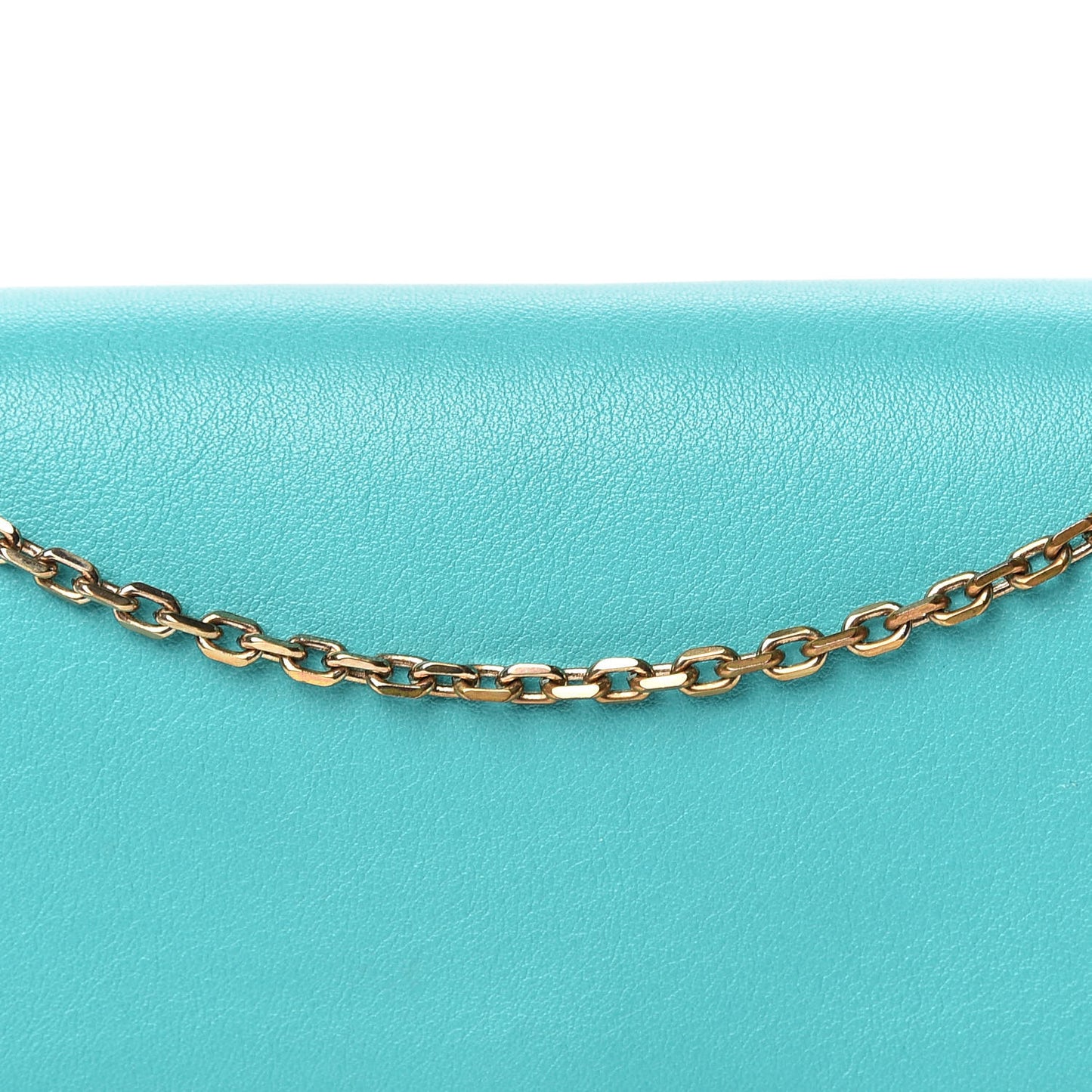 Vitello Small Rockstud Chain Flap Crossbody Bag Opaline Green