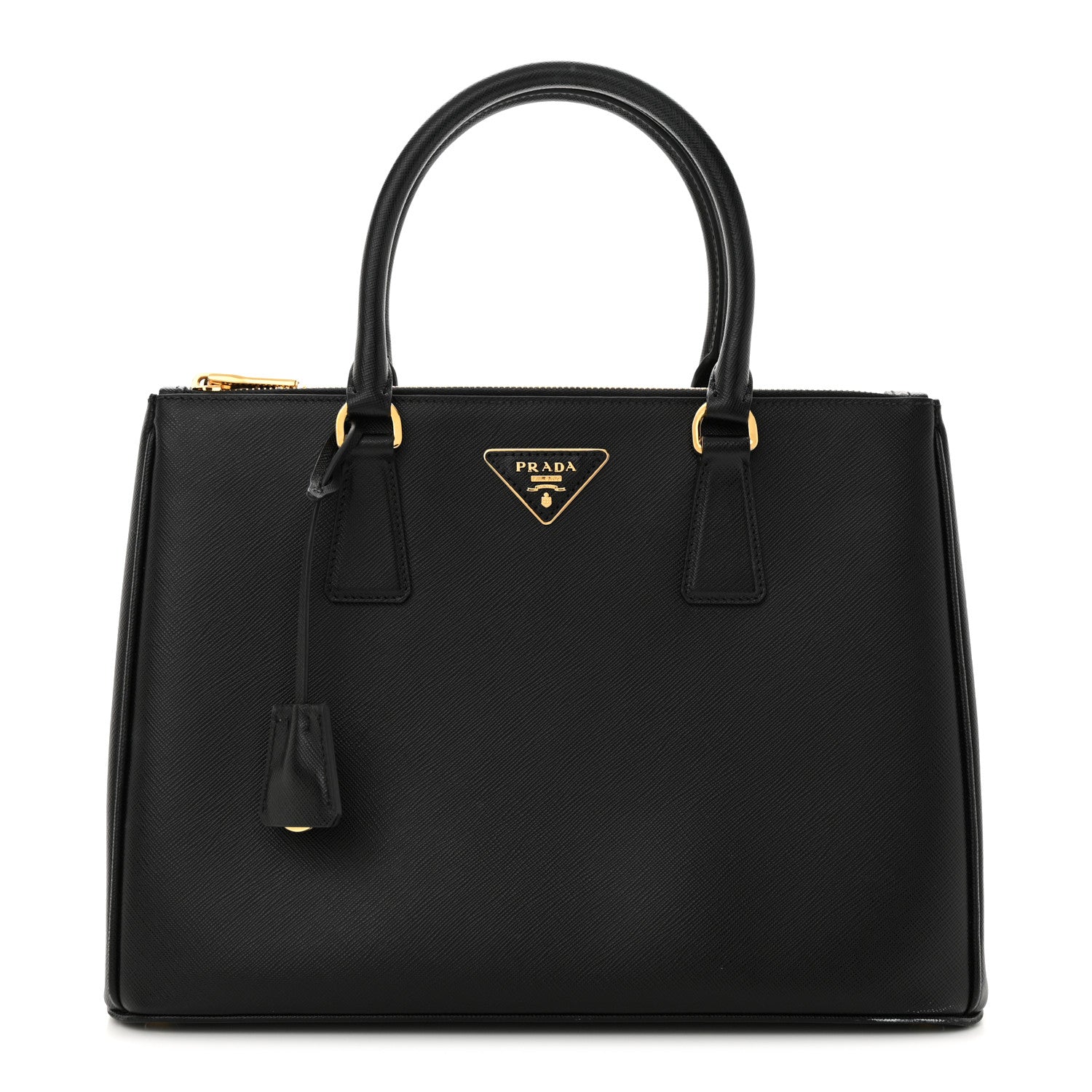 Prada Saffiano Lux Large Galleria Double Zip Tote Black 1 of 12