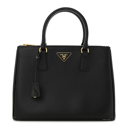 Prada Saffiano Lux Large Galleria Double Zip Tote Black 1 of 12