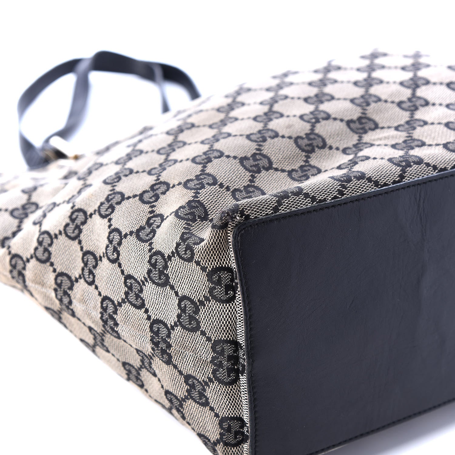 Gucci Monogram Large Bucket Tote Black 5 of 10