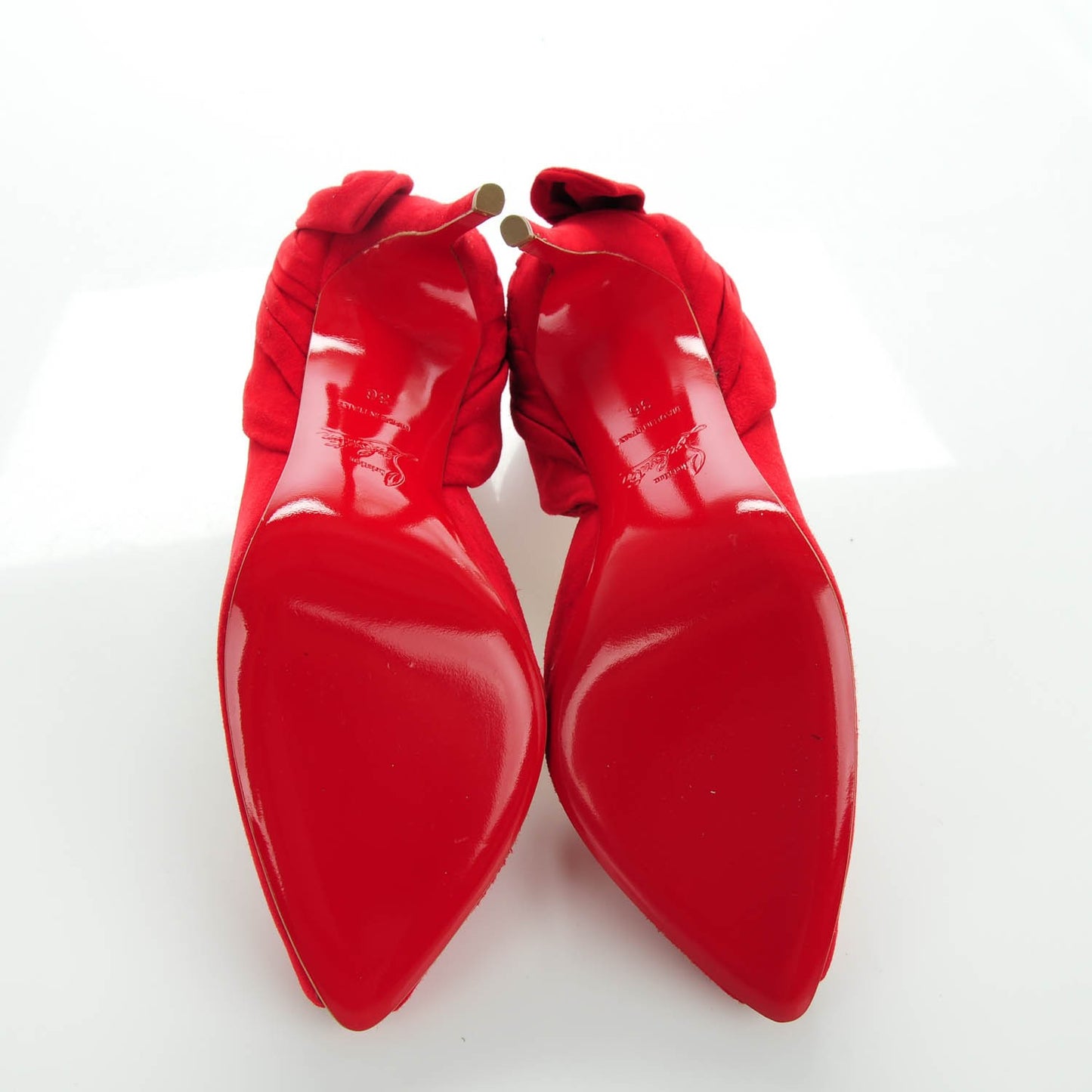 Suede Barbara 100 Peep Toe Pumps 36 Oeillet