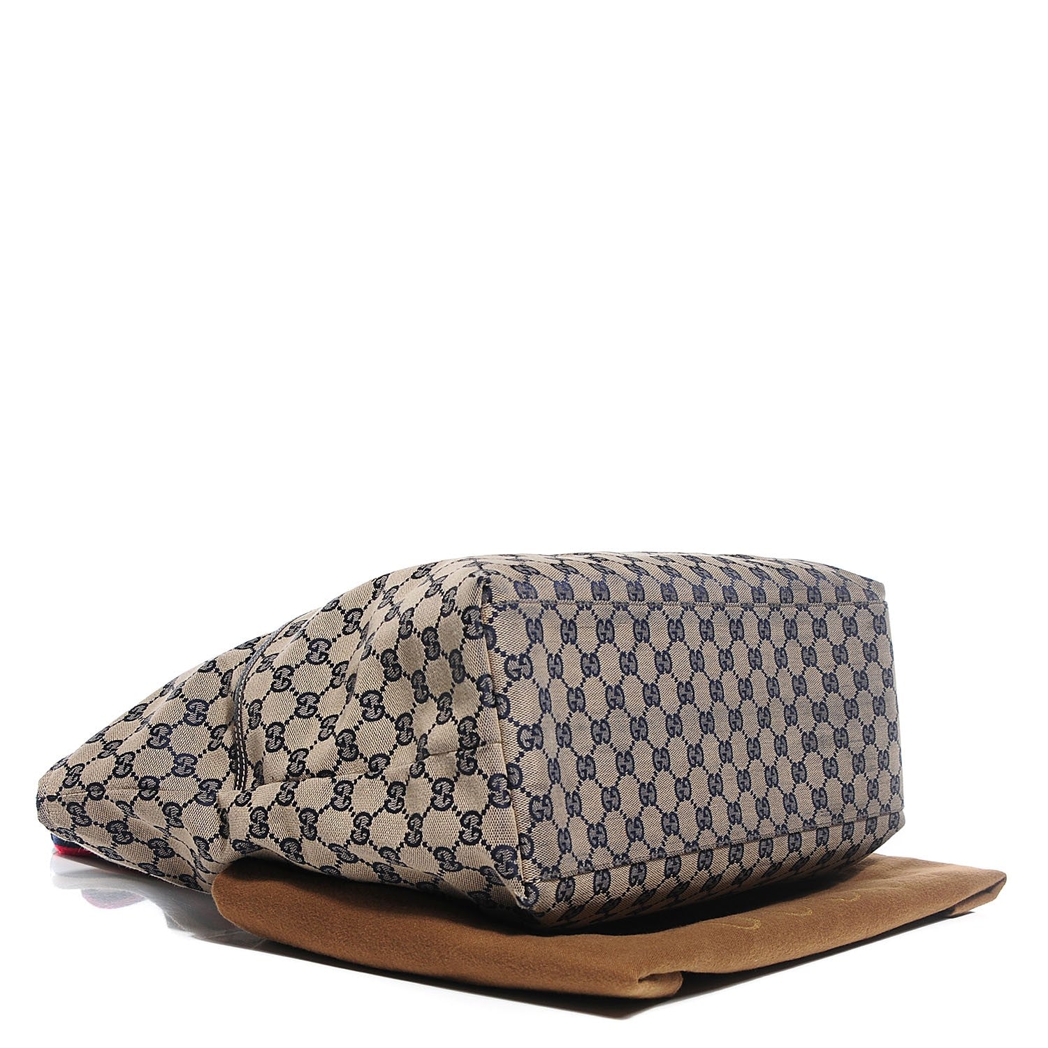 Gucci Monogram Web Large Diaper Tote Navy 4 of 10