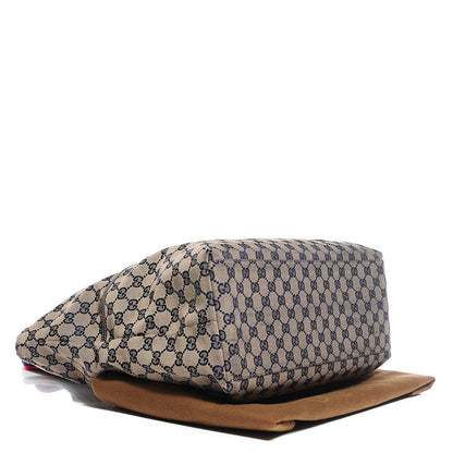 Gucci Monogram Web Large Diaper Tote Navy 4 of 10