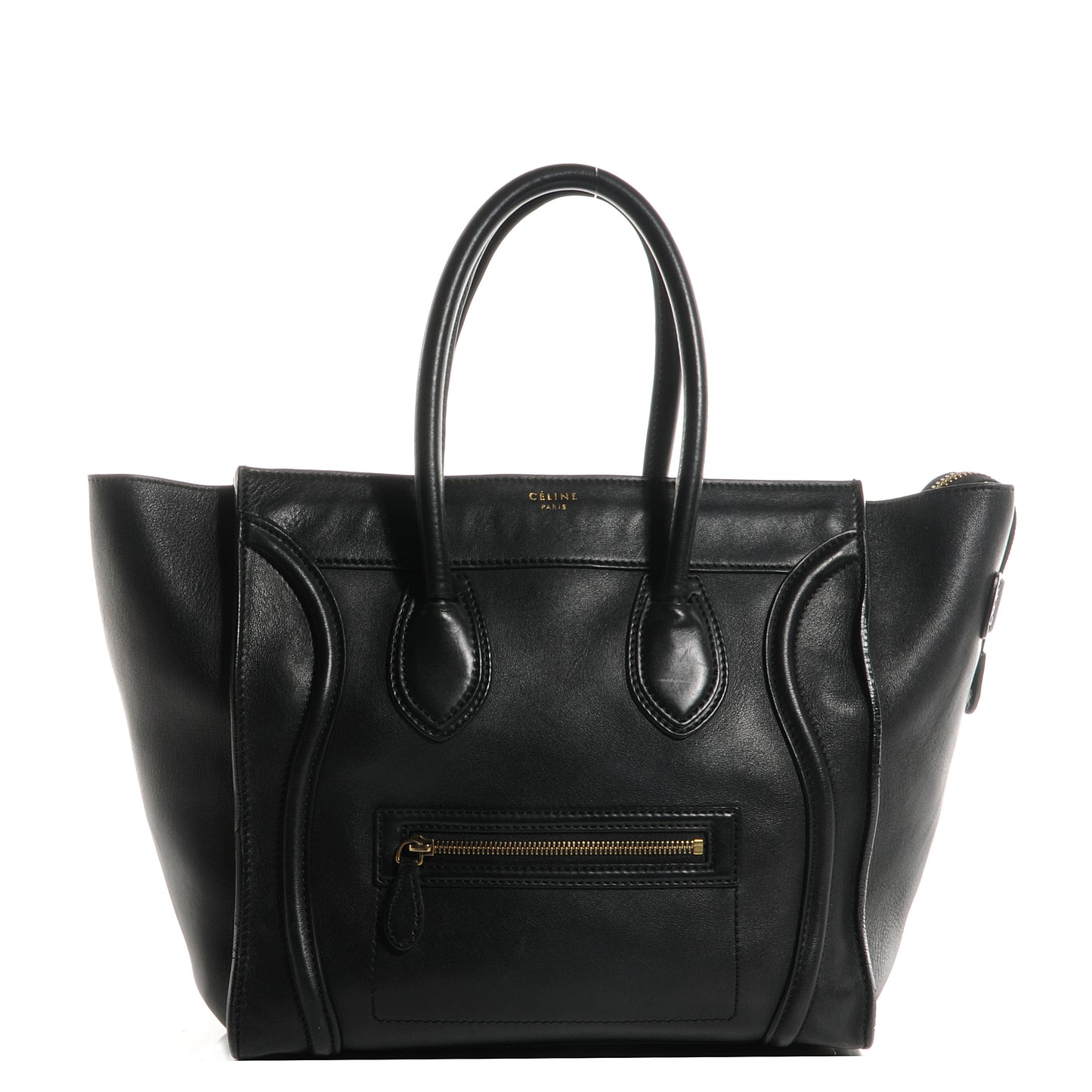 Smooth Calfskin Mini Luggage Black