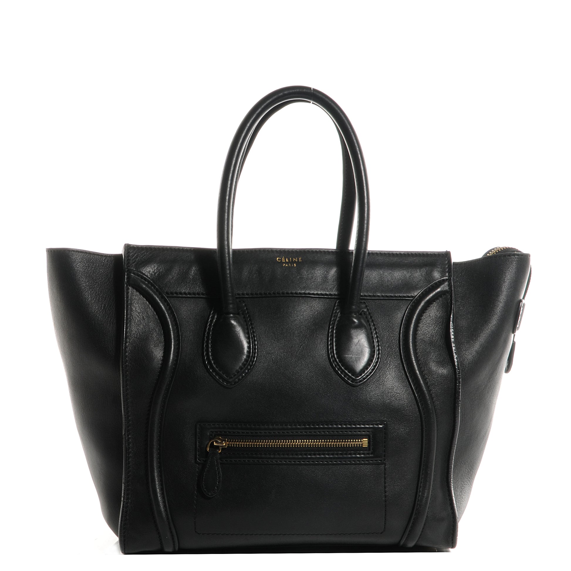 Celine Smooth Calfskin Mini Luggage Black 1 of 22