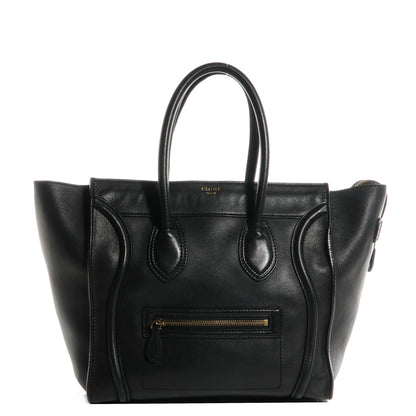 Celine Smooth Calfskin Mini Luggage Black 1 of 22