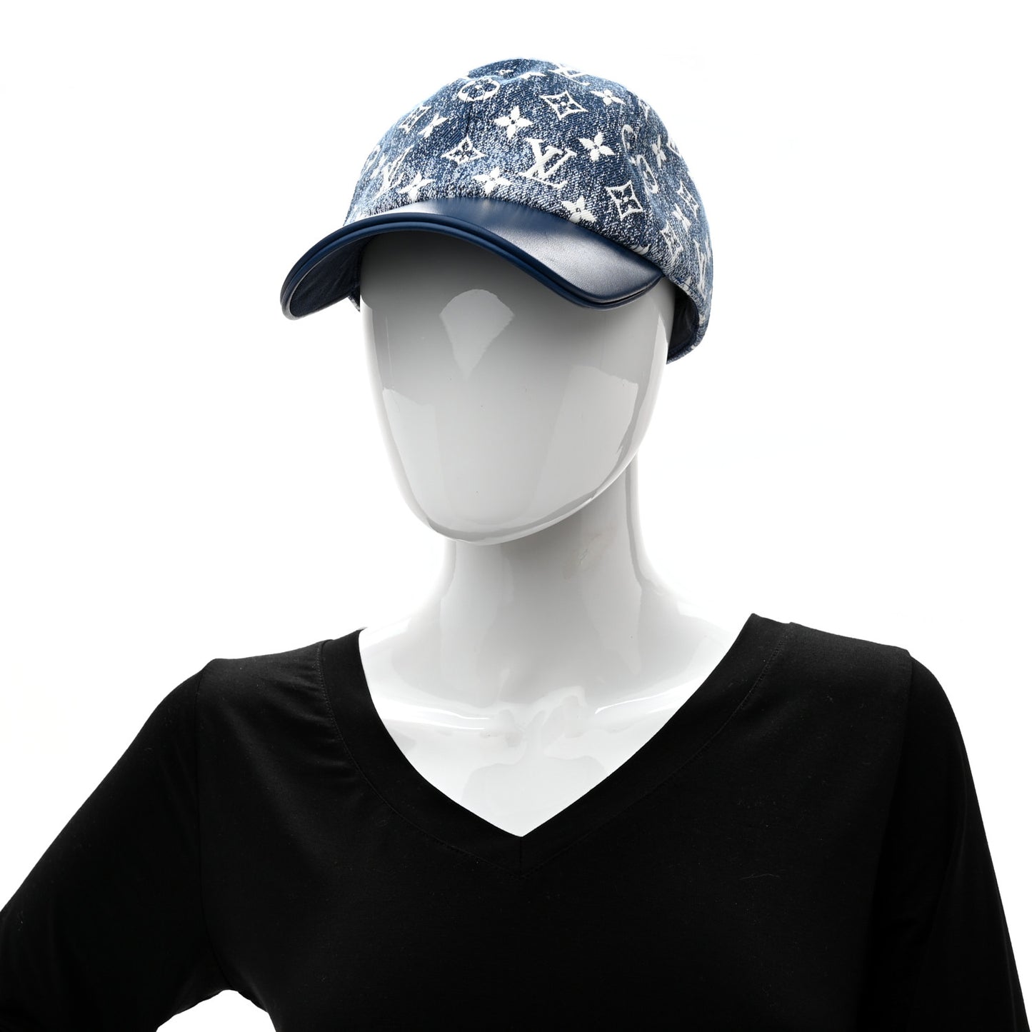Monogram Jacquard Cap M Blue