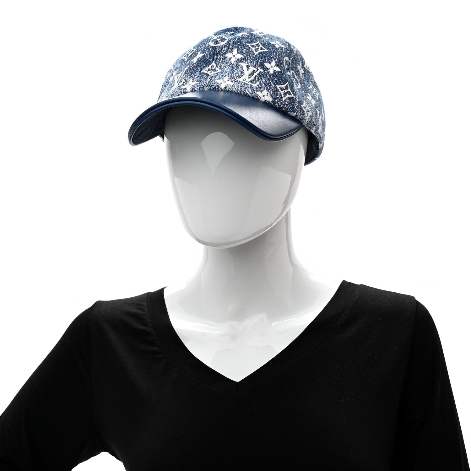 Louis Vuitton Monogram Jacquard Cap M Blue 2 of 11