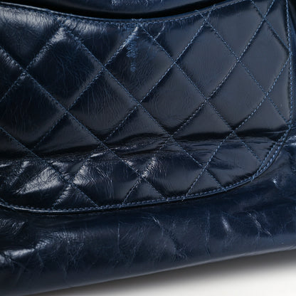 Chanel Glazed Calfskin Medium Deauville Tote Blue 15 of 15