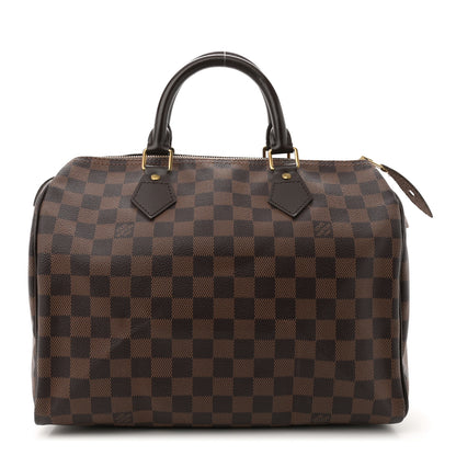 Louis Vuitton Damier Ebene Speedy 30 1 of 12