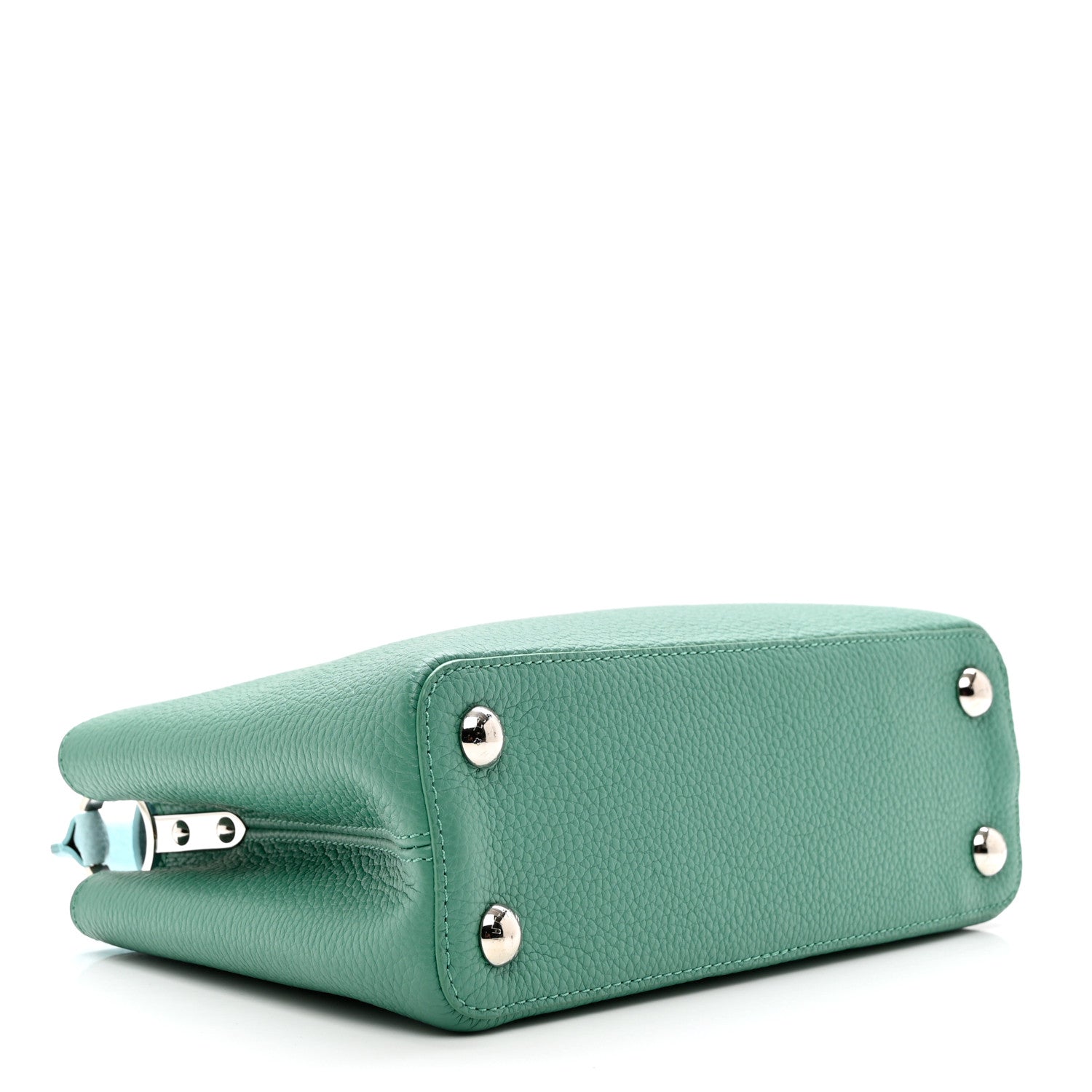 Louis Vuitton Taurillon Capucines BB Bleu Vert 3 of 9