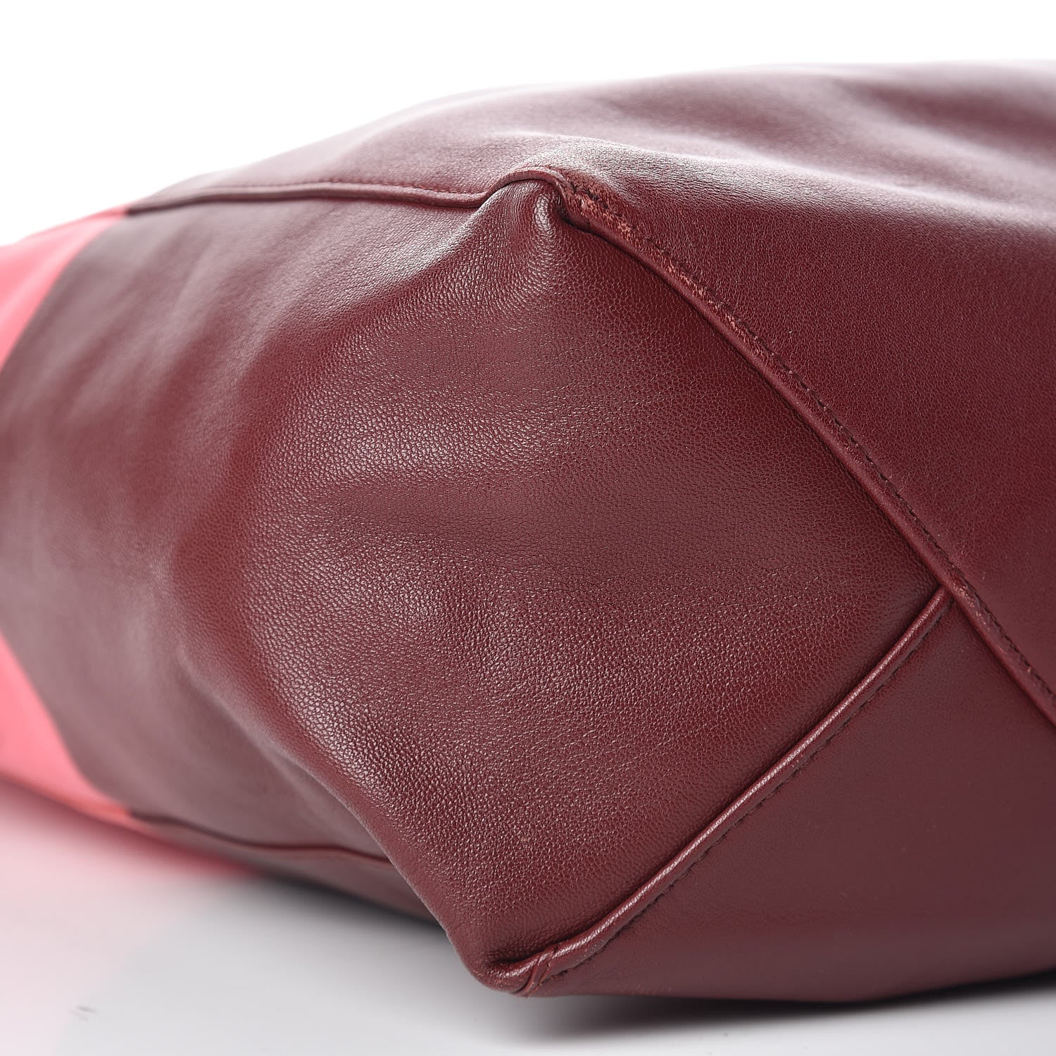 Celine Lambskin Vertical Bi-Cabas Pink Rust 8 of 11
