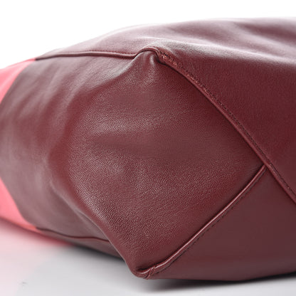 Celine Lambskin Vertical Bi-Cabas Pink Rust 8 of 11