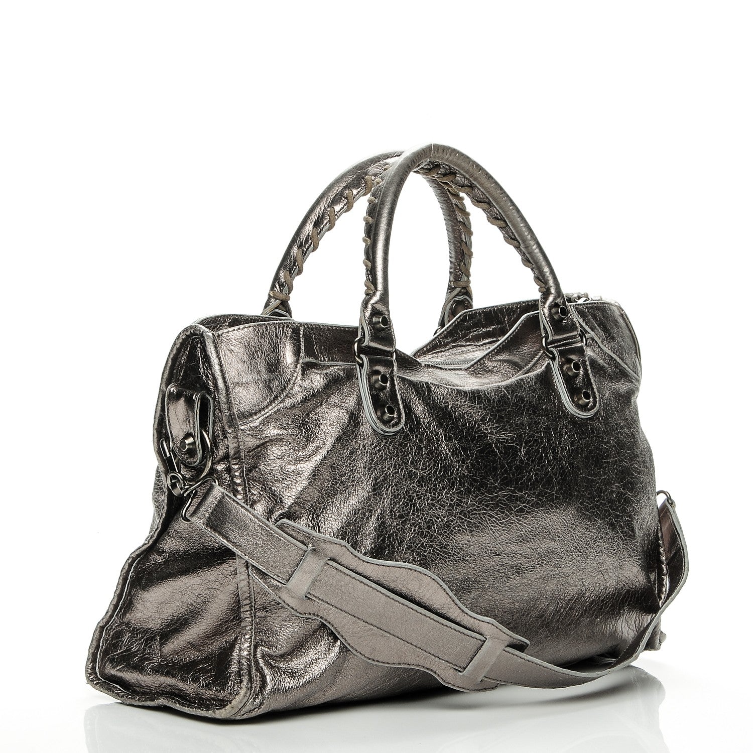 Balenciaga Agneau Classic Hardware City Pewter 3 of 10