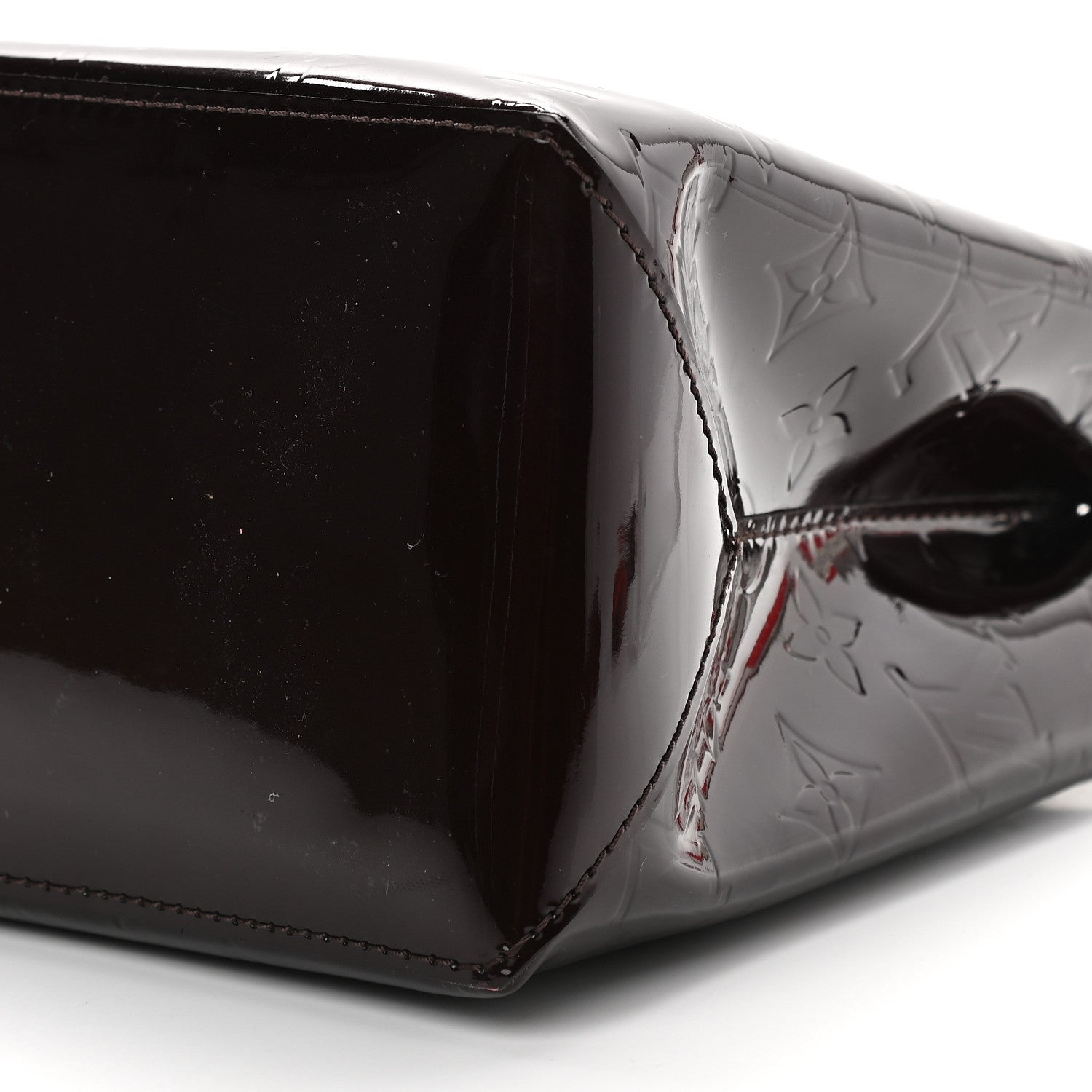 Louis Vuitton Vernis Wilshire PM Amarante 8 of 8
