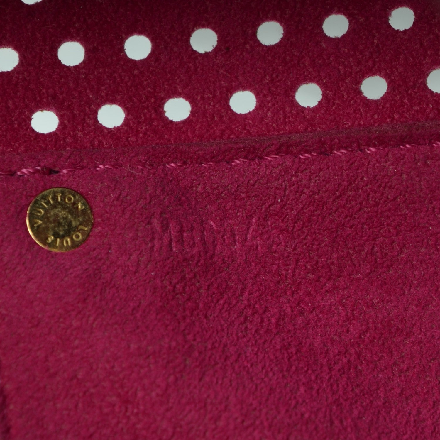 Louis Vuitton Monogram Perforated Speedy 30 Fuchsia 7 of 7