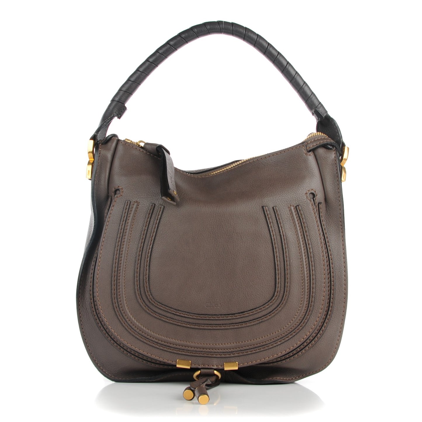 Calfskin Medium Marcie Hobo Ash