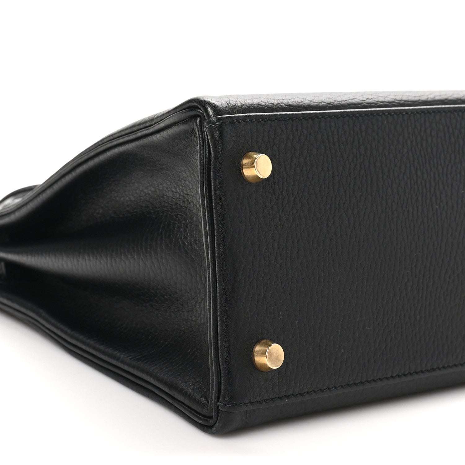 Hermes Taurillon Clemence Kelly Retourne 28 Black 8 of 9
